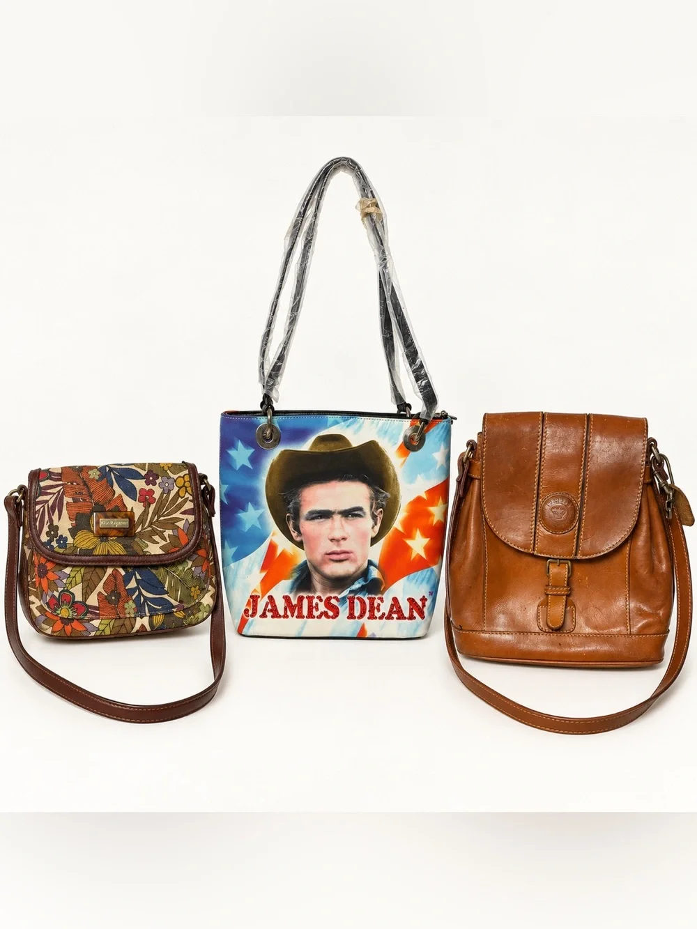 James Dean Print Tote Bag in Multicolor
